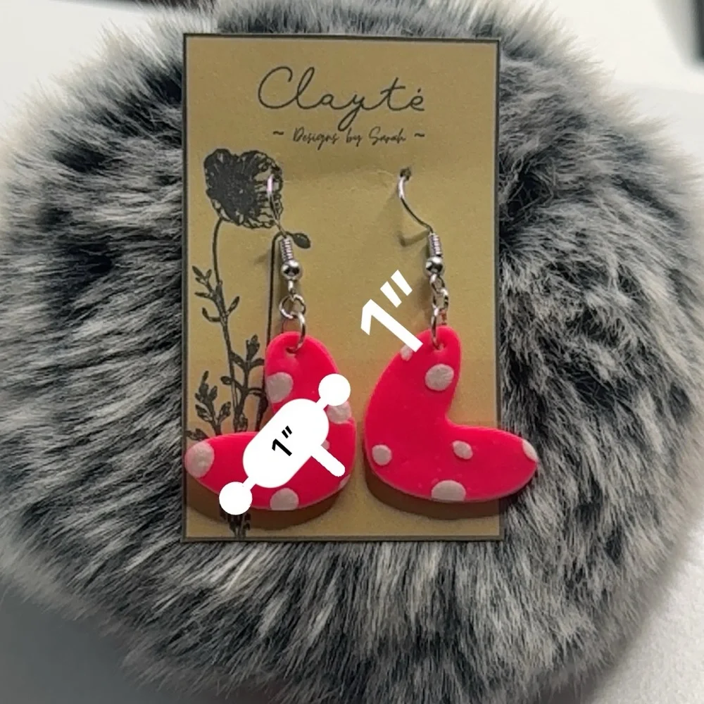 Polymer clay earrings 💖